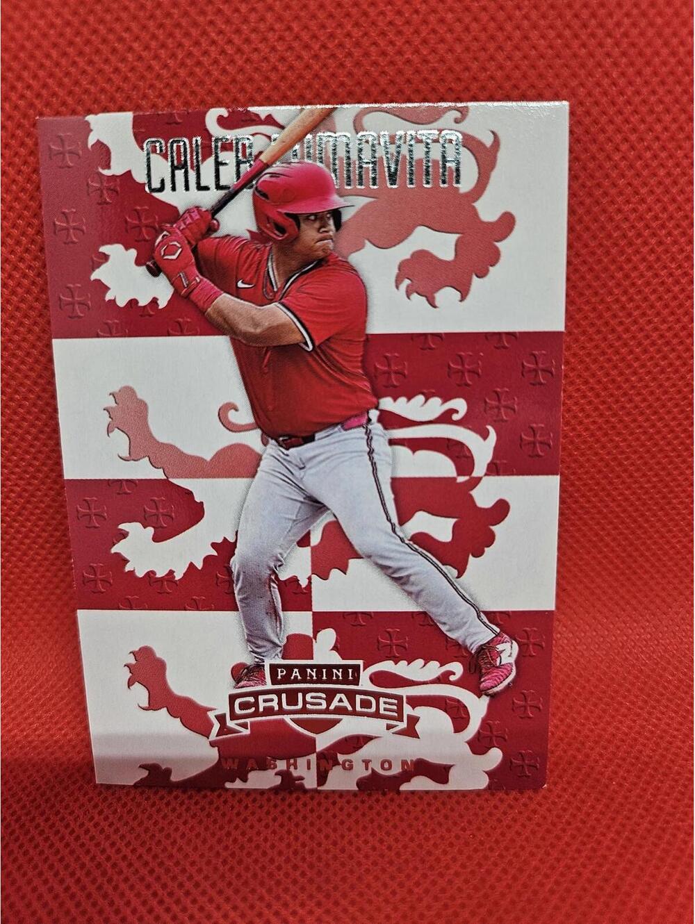 Caleb Lomavita - 2025 Panini Crusade #44 - Nationals - RAW Mint